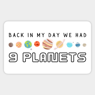 9 Planets Magnet